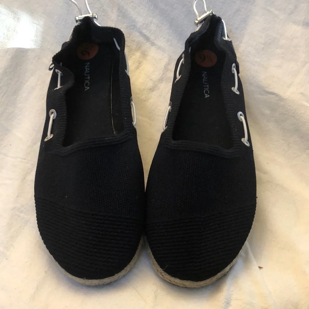 Nautica Canvas Boat Shoes Size 9.5 New